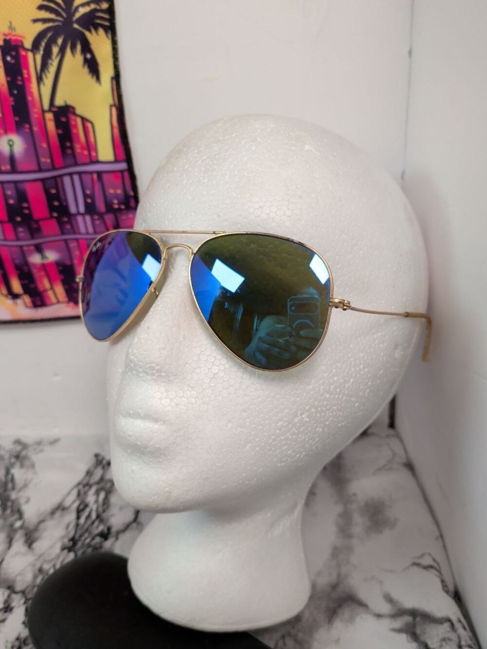 Ray-Ban RB3025 Aviator Large Metal Gold Frame